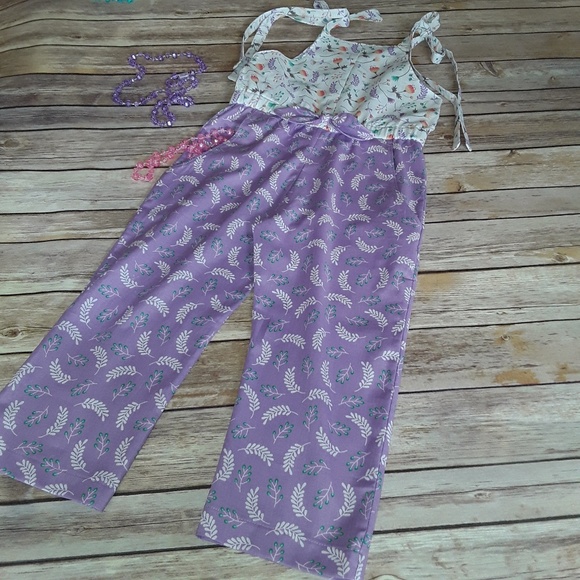 Lavender Romper size 4/5 - Picture 2 of 4